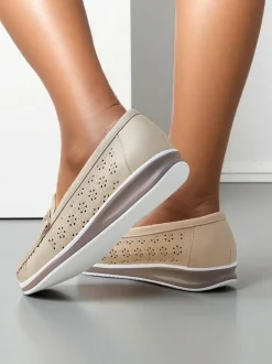 Royalfashion Ażurowe damskie mokasyny Cerro