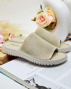 Royalfashion Ażurowe klapki damskie Ererra