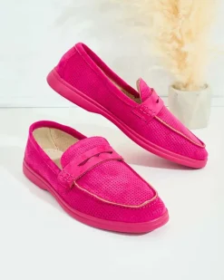 Royalfashion Ażurowe mokasyny damskie Sierro