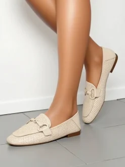 Royalfashion Ażurowe mokasyny damskie Laamba