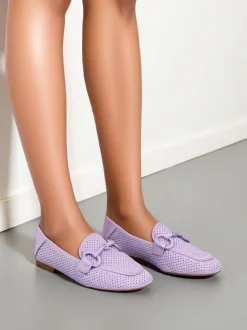 Royalfashion Ażurowe mokasyny damskie Laamba