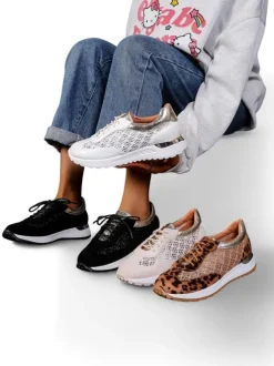 Royalfashion Ażurowe sneakersy damskie Ellos