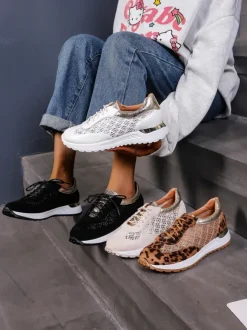 Royalfashion Ażurowe sneakersy damskie Ellos