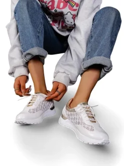 Royalfashion Ażurowe sneakersy damskie Ellos