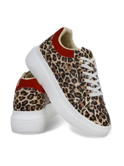 Royalfashion Ażurowe sportowe sneakersy damskie Leopess