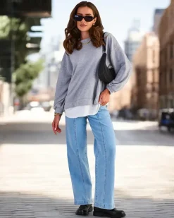 Royalfashion Bawełniana cienka bluza damska