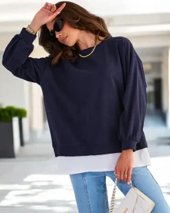 Royalfashion Bawełniana cienka bluza damska