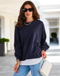 Royalfashion Bawełniana cienka bluza damska