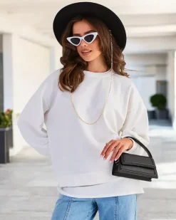 Royalfashion Bawełniana cienka bluza damska