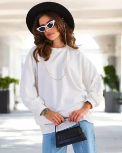 Royalfashion Bawełniana cienka bluza damska