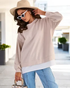 Royalfashion Bawełniana cienka bluza damska