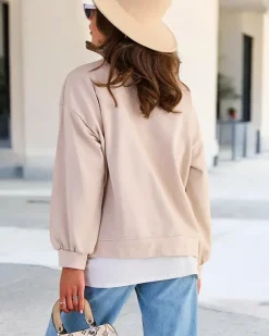 Royalfashion Bawełniana cienka bluza damska