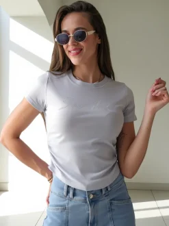 Royalfashion Bawełniana damska bluzka z napisem