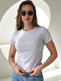 Royalfashion Bawełniana damska bluzka z napisem