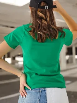 Royalfashion Bawełniana damska bluzka z napisem