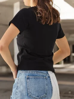 Royalfashion Bawełniana damska bluzka z napisem