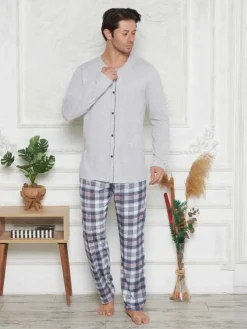 Royalfashion bawełniana męska piżama