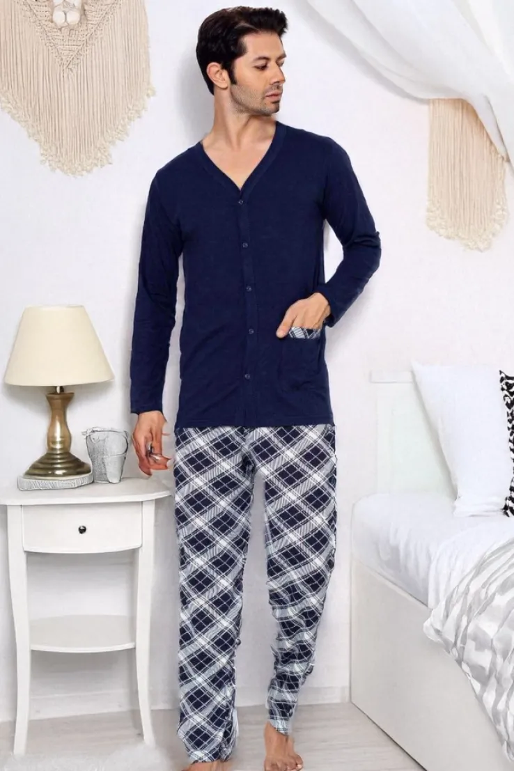 Royalfashion Bawełniana męska piżama