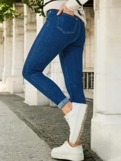 Royalfashion Bawełniane jeansy damskie rurki