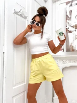 Royalfashion Bawełniane krótkie spodenki damskie