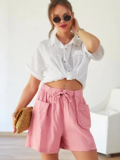 Royalfashion Bawełniane krótkie spodenki damskie