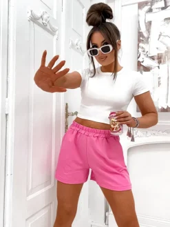 Royalfashion Bawełniane krótkie spodenki damskie