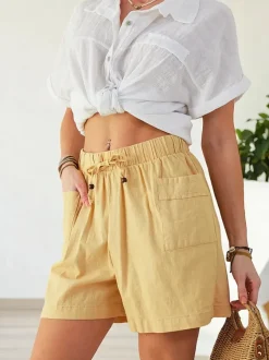 Royalfashion Bawełniane krótkie spodenki damskie