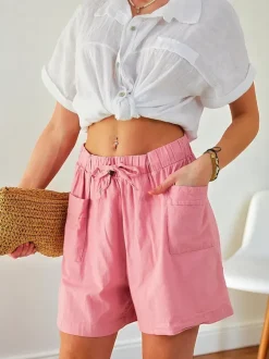 Royalfashion Bawełniane krótkie spodenki damskie