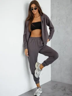 Royalfashion Bawełniany Damski komplet dresowy Casual Dres