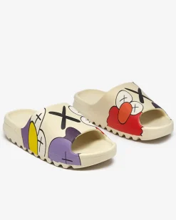 Royalfashion Beżowe damskie klapki Elmino