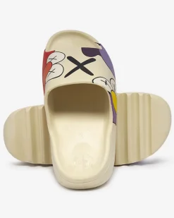 Royalfashion Beżowe damskie klapki Elmino