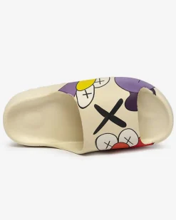 Royalfashion Beżowe damskie klapki Elmino