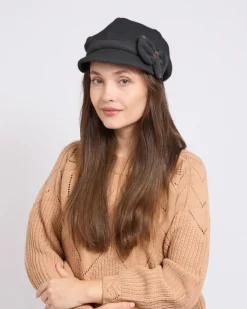 Royalfashion Beret damski z kokardką