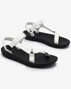 Royalfashion Białe damskie sportowe sandały Tatagse