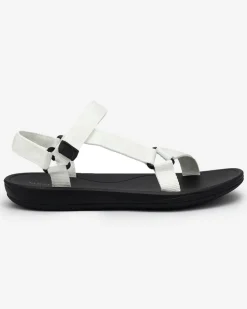 Royalfashion Białe damskie sportowe sandały Tatagse