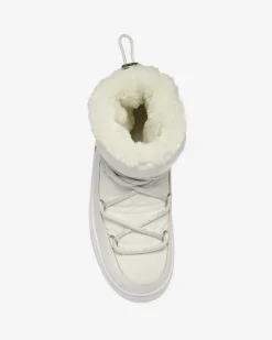 Royalfashion Białe dziecięce wsuwane buty a'la śniegowce Asifa