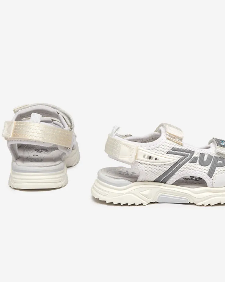 Royalfashion Białe sandały dziecięce Doniso