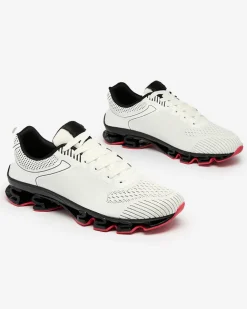 Royalfashion Białe sportowe buty męskie Setorla