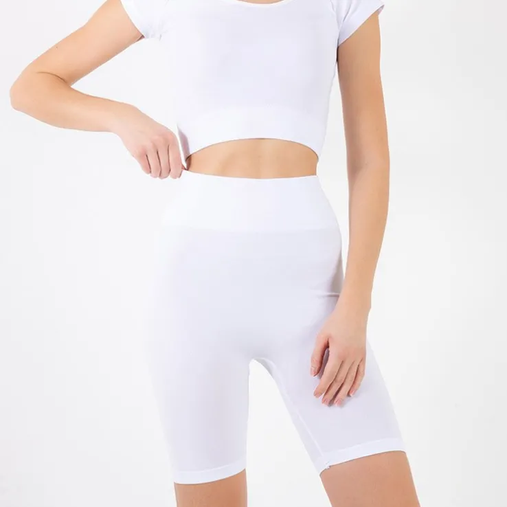 Royalfashion Biały damski komplet sportowy