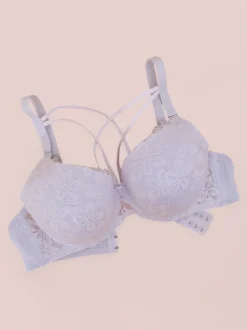 Royalfashion Biustonosz damski usztywniany z koronką