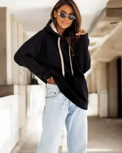 Royalfashion Bluza damska z kapturem oversize