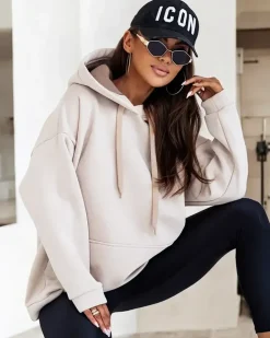 Royalfashion Bluza damska z kapturem oversize