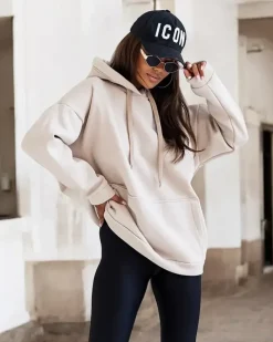Royalfashion Bluza damska z kapturem oversize
