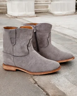 Royalfashion Botki a'la kowbojki na krytym koturnie Patorias