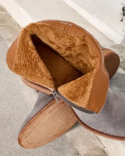 Royalfashion Botki a'la kowbojki na krytym koturnie Patorias