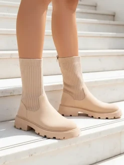 Royalfashion Botki damskie wsuwane Derette