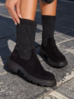 Royalfashion Botki damskie wsuwane Derette