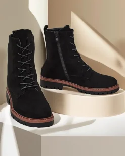 Royalfashion Botki damskie sznurowane Gosop