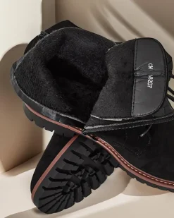 Royalfashion Botki damskie sznurowane Gosop