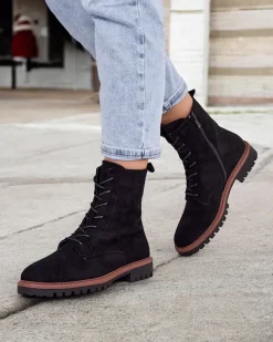 Royalfashion Botki damskie sznurowane Gosop